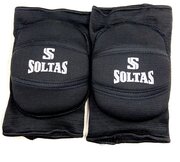SOLTAS Наколенники защитные спортивные, 1 пара, черные XS