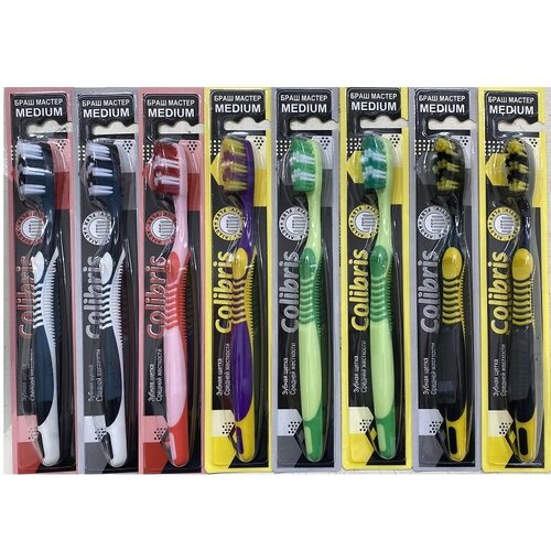 Зубная щетка арт.0927 средняя жесткость