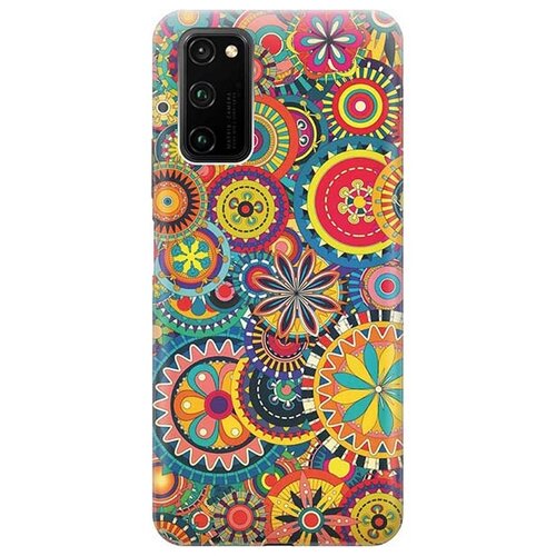 фото Чехол - накладка artcolor для honor view 30 pro с принтом "яркий узор" re:pa