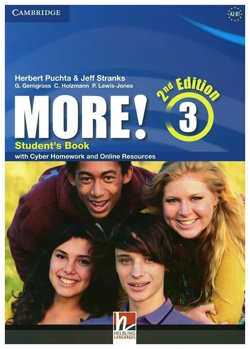 Puchta H.| Stranks J. "More! Level 3: Student's Book: With Cyber Homework and Online Resources" мелованная - фото №1