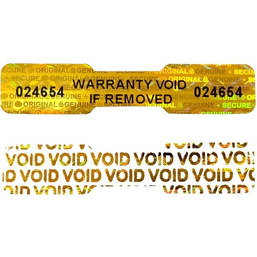 Самоклеющиеся голографические наклейки размер 50мм х 10мм 42 шт 300₽