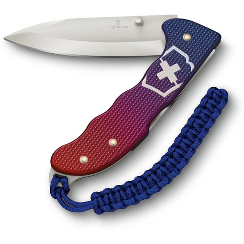 Нож перочинный Victorinox Evoke Alox (0.9415. D221) 136мм 5функц. синий/красный подар. коробка нож victorinox 0 9415 d20 evoke alox