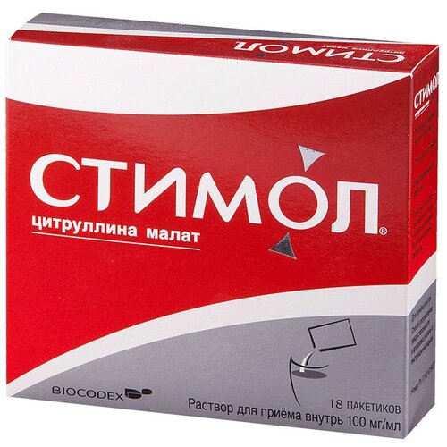 Стимол р-р д/вн. приема, 10%, 18 шт.