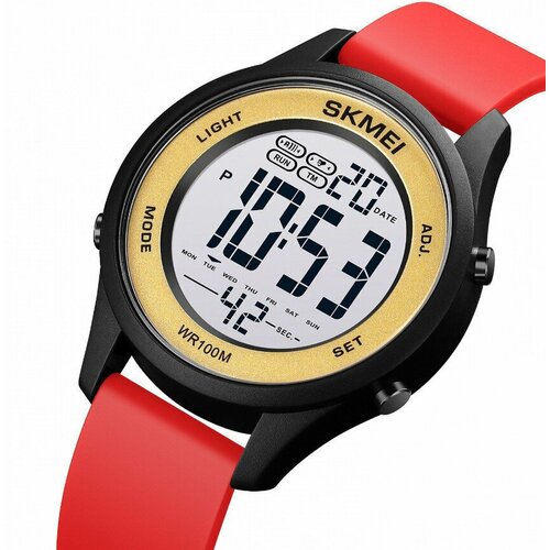 фото Наручные часы skmei skmei 1758 красные часы наручные, красный, черный
