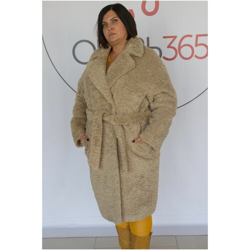 KR-215B Пальто женское темно-бежевый Sempati