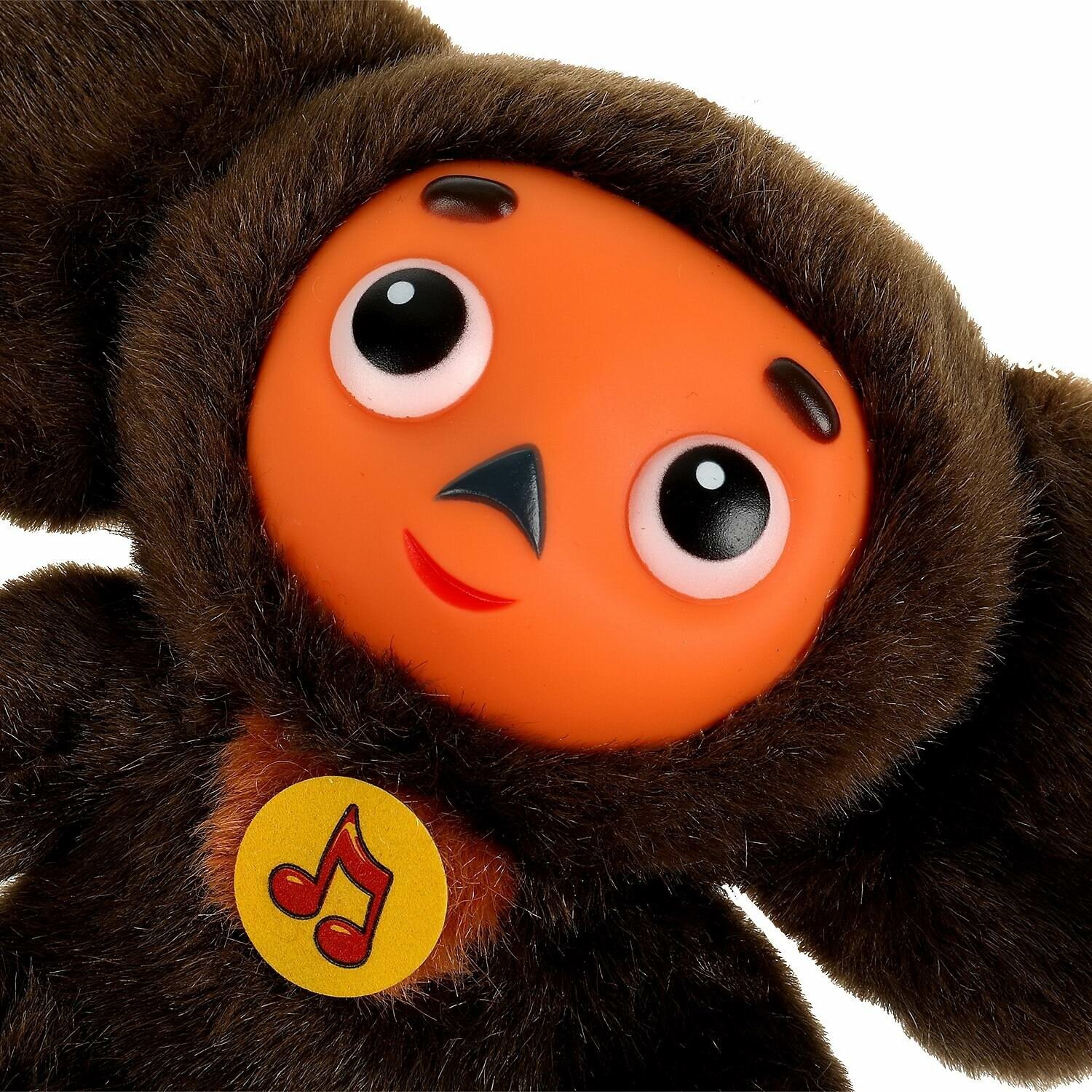 Игрушка мягкая Мульти-пульти Чебурашка озвученный, 14 см - фото №6