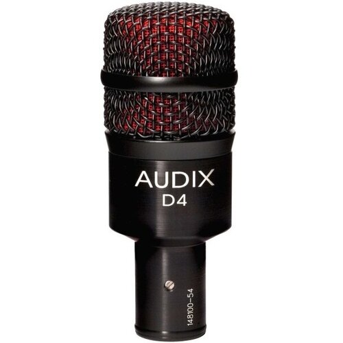 Audix D4 Профессиональный динамический микрофон audix i5 динамический инструментальный микрофон