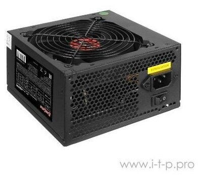 Exegate Ex260640rus-s Блок питания 450PPE, Atx, SC, black, Apfc, 12cm, 24p+(4+4)p, Pci-e, 3*IDE, 5*S .