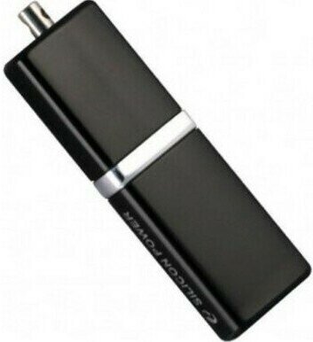 USB Flash накопитель 16Gb Silicon Power LuxMini 710 Black (SP016GBUF2710V1K)