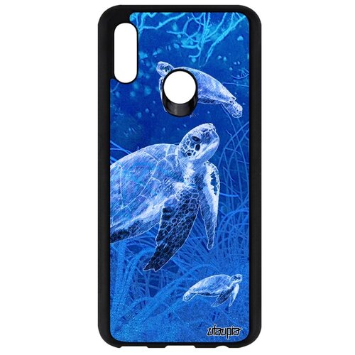 фото Чехол на смартфон huawei p smart 2019, "черепаха" большая слоновая utaupia