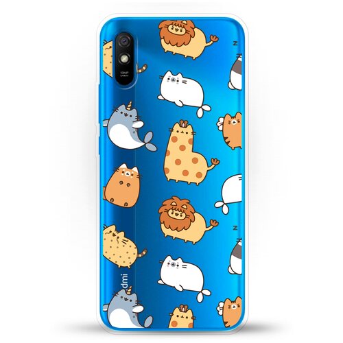 фото Силиконовый чехол котики на xiaomi redmi 9a andy & paul