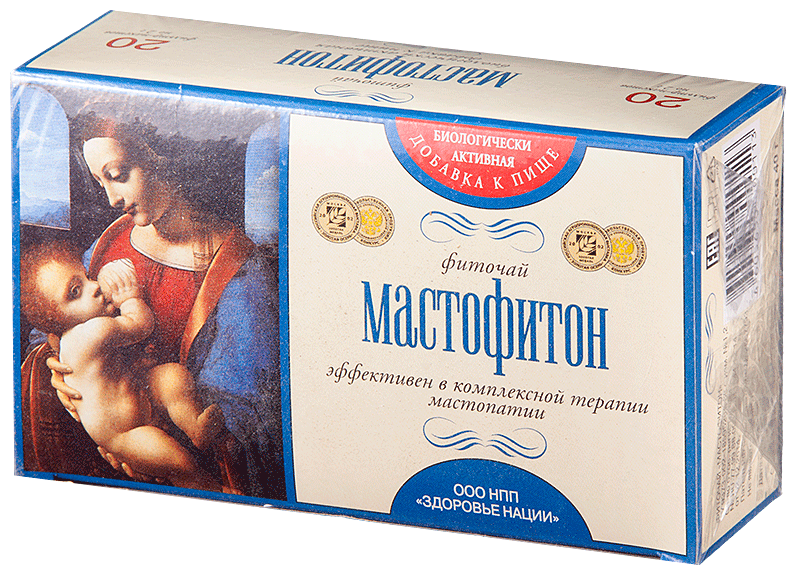 Здоровье нации БАД Мастофитон ф/п, 40 г, 20 шт.