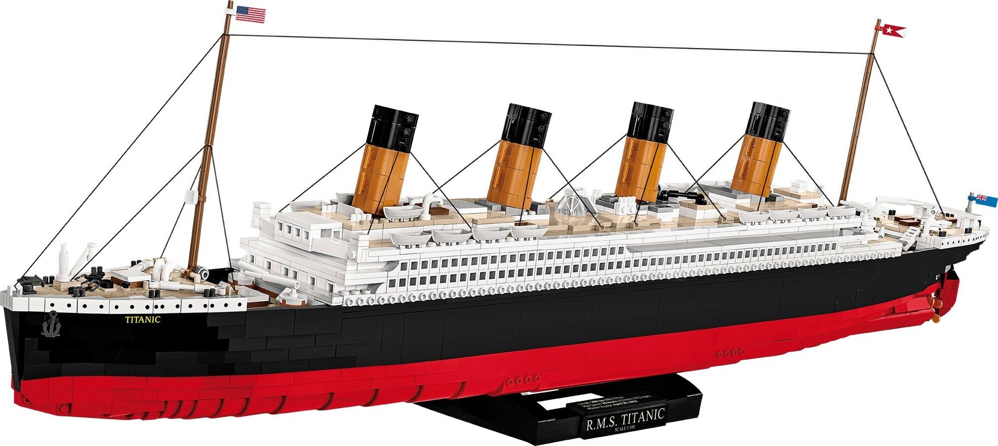 Конструктор Cobi Титаник ,1:300, 2840 деталей (COBI-1916) - фото №5