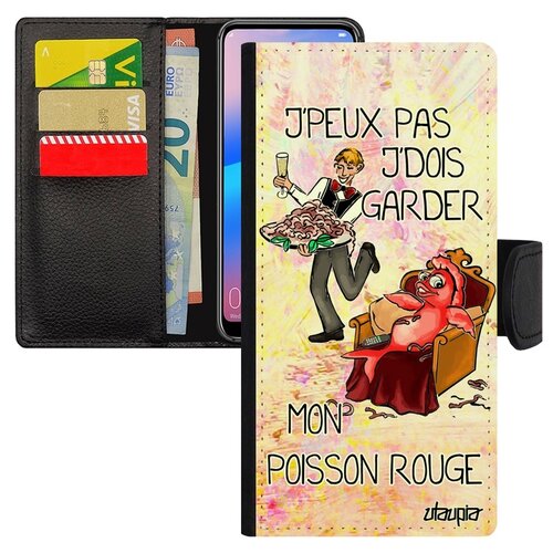 фото Чехол-книжка на мобильный galaxy a50, "не могу - у меня красная рыбка!" отговорка предлог utaupia