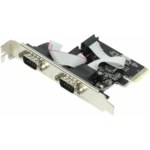 Контроллер COM-портов Espada PCIe2SWCH (OEM) PCI-Ex1, 2xCOM9M контроллер com портов espada fg emt04a 1 bu01