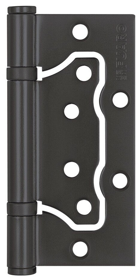 Петля без врезки N100500/2BB-GR/BL 100х75х2.5 мм сталь цвет графит Fuaro - фото №1