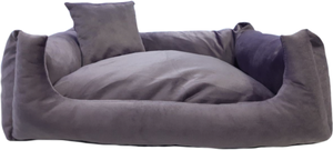 Лежанка Ecopet с подушкой "Лагуна" Темно-фиолетовая, 45х35х15 см