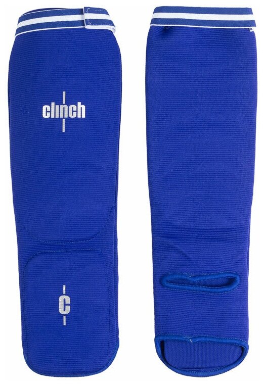 Защита голени и стопы Clinch Shin Instep Protector синяя (размер S)