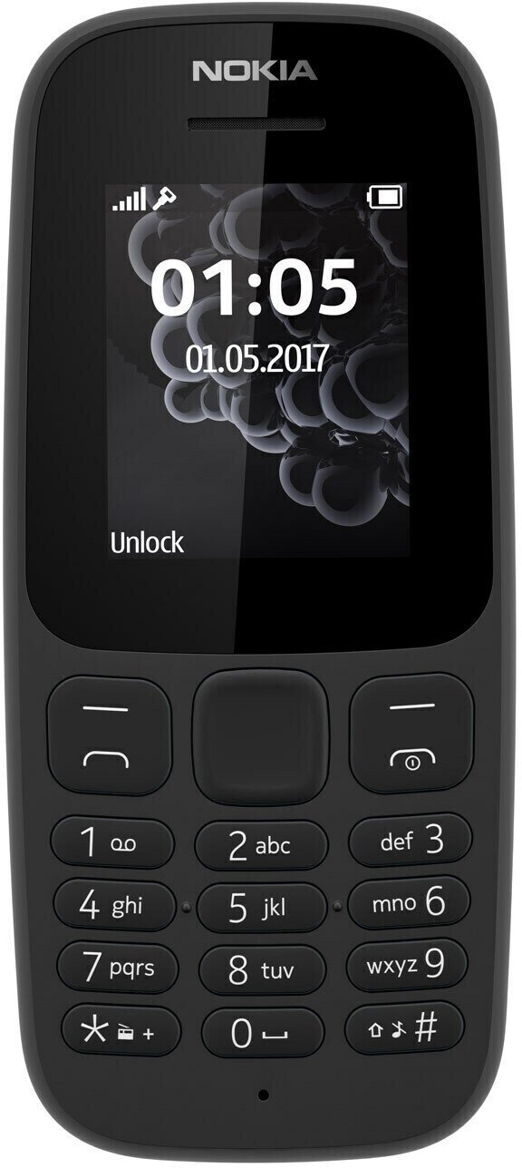 Мобильный телефон NOKIA 105 Dual SIM (2019) TA-1174, синий - фото №15