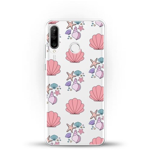 фото Силиконовый чехол ракушки на huawei nova 4e andy & paul