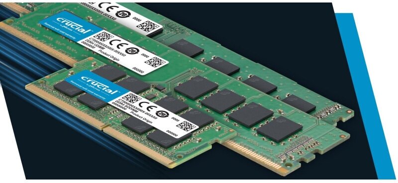 Модуль памяти SODIMM DDR4 16GB Crucial PC4-25600 3200MHz CL22 260pin 1.2V - фото №3