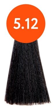 Краска для волос Ollin Professional N-JOY Крем-краска для седых волос 100мл, Цвет 5/12 светлый шатен пепельно-фиолетовый