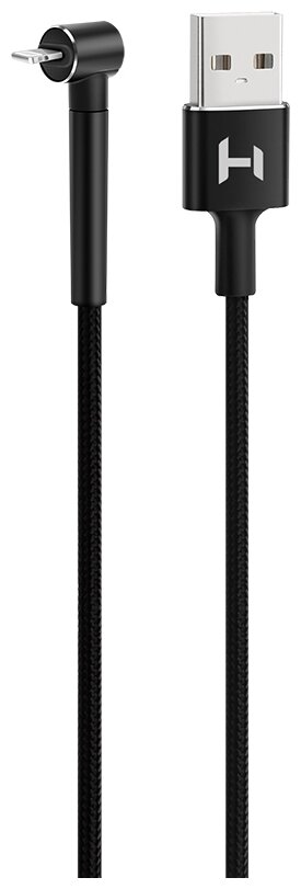 Кабель HARPER STCH-590 черный (USB A - Угловой 8-pin, 2A, Быстрая зарядка)