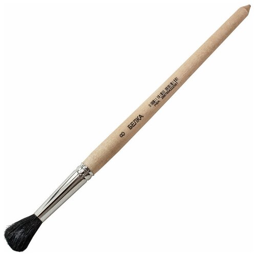 Кисть белка ученическая №8 Артекс-М круглая