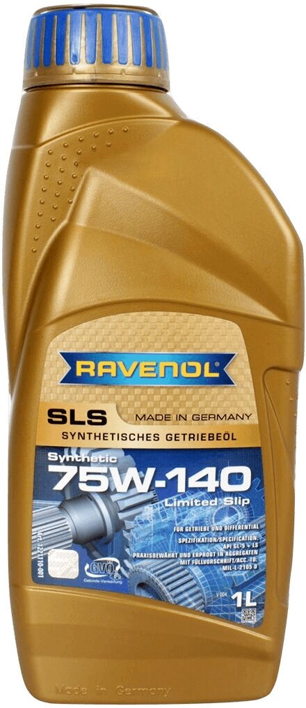 Масло трансмиссионное RAVENOL SLS 75W140 GL-5 1л