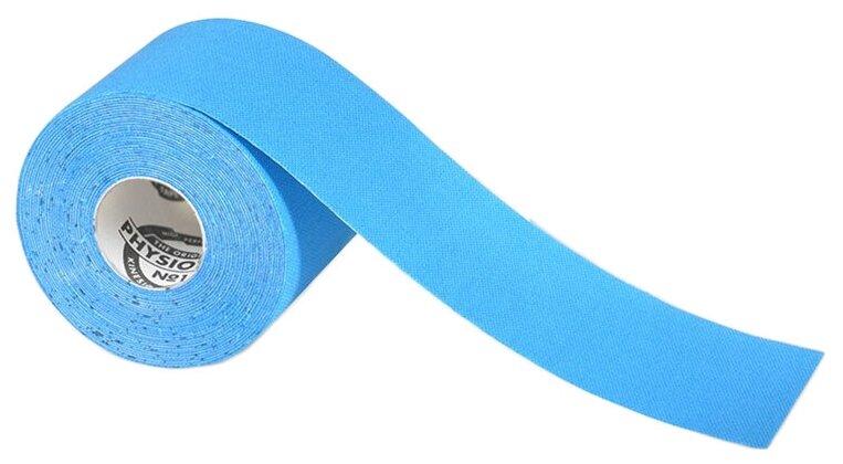 Кинезио тейп PhysioTape №1 5см x 5м, голубой