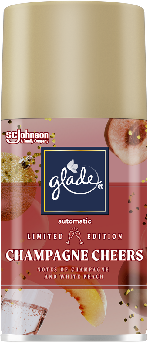 Glade освежитель воздуха Limited Edition сменный баллон для автоматического освежителя аэрозоль Брызги шампанского 269 мл