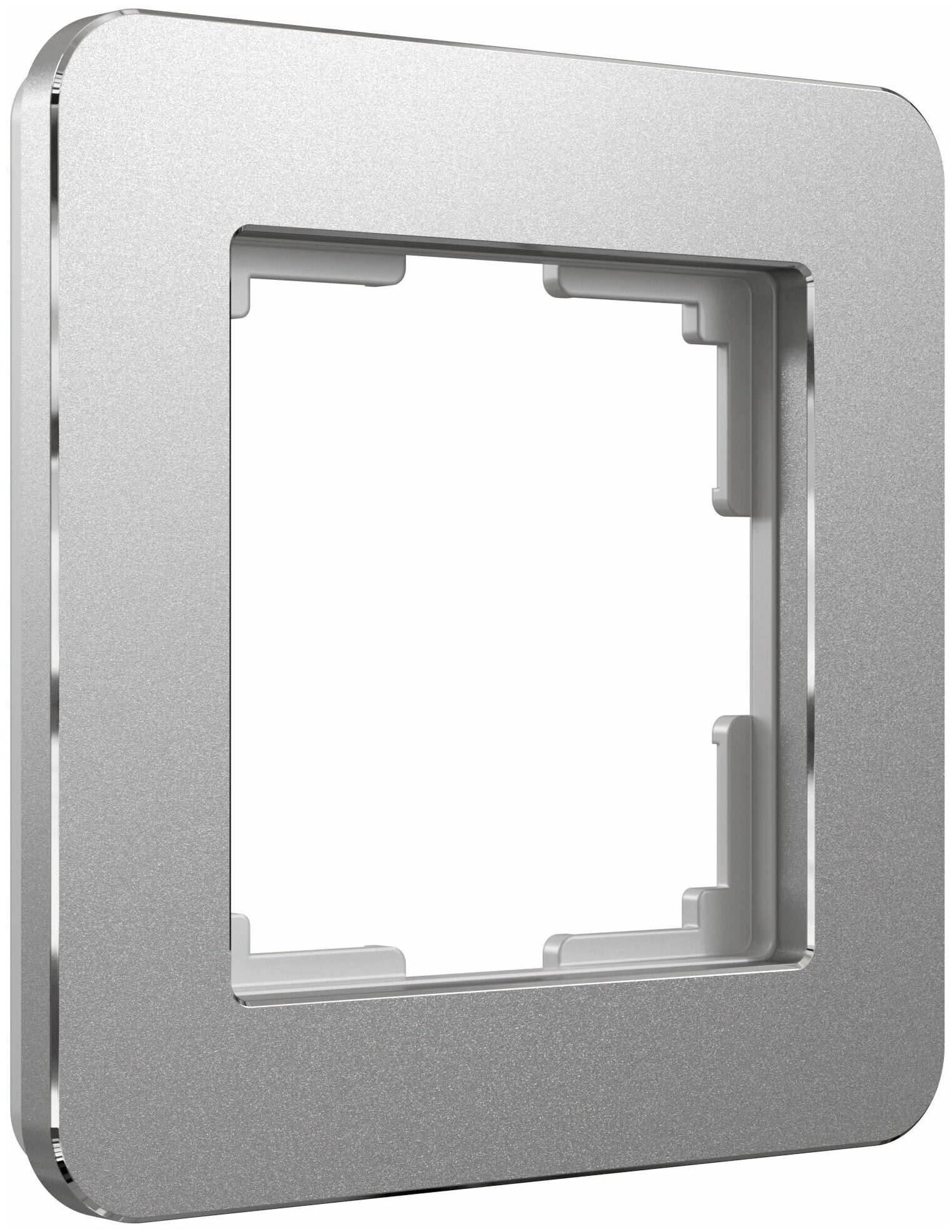 Рамка из металла на 1 пост Werkel Platinum W0012606 алюминий