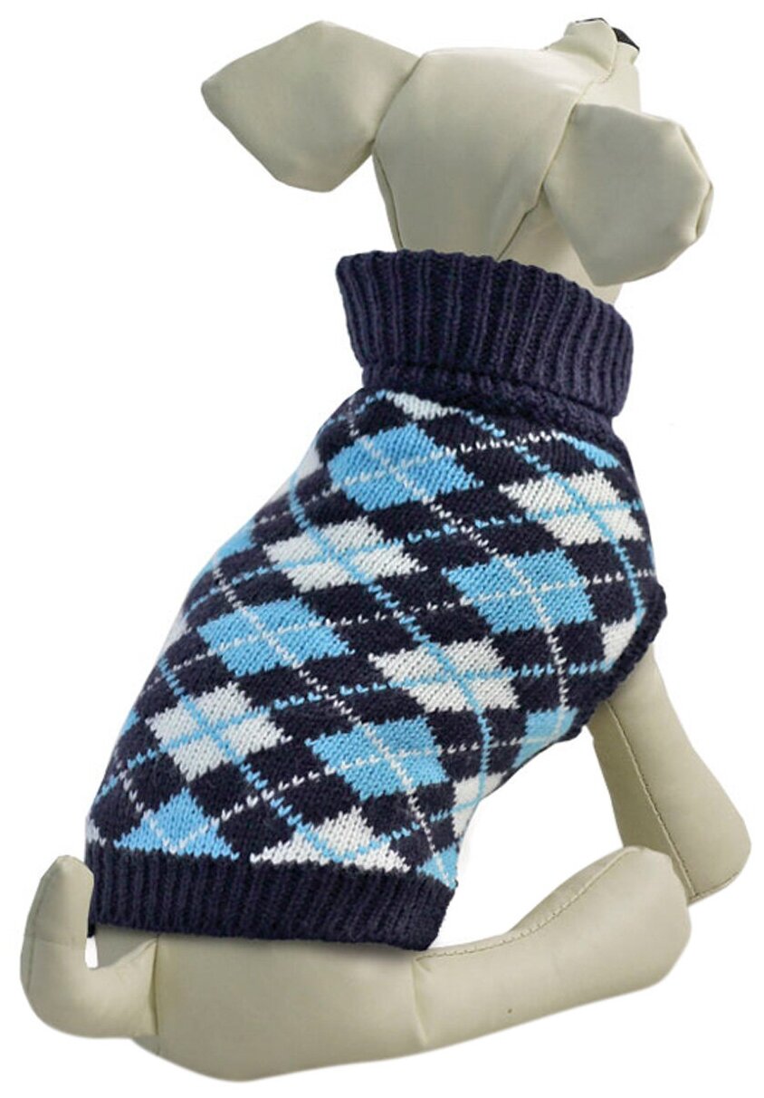 TRIOL свитер для собак Классика темно-синий (M) - фотография № 1