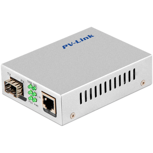 Медиаконвертер оптический PV-Link PV-MC01G, 1000 Мбит/с, для интернета