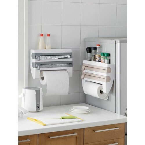 Органайзер для кухонных полотенец / Держатель для бумажных полотенец / Подставка для емкостей для специй