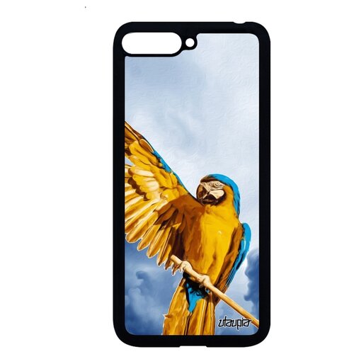 фото Чехол для мобильного huawei y6 2018, "попугай" тропики какаду utaupia