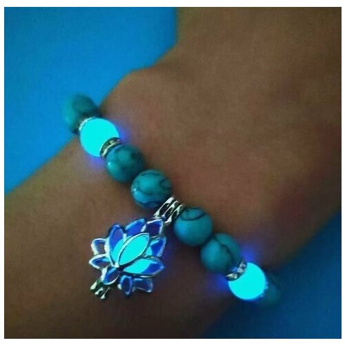 фото Браслет-цепочка, синий нет бренда