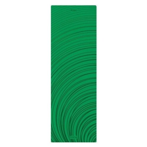фото Тонкий полиуретановый коврик для йоги posa nonslip travel 2mm green ripple