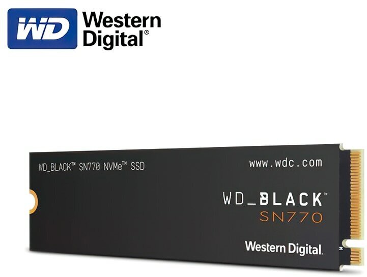 Твердотельный накопитель Western Digital WD Black SN770 1 ТБ M2 WDS100T3X0E