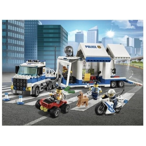 lego classic 10698 конструктор лего классик большого размера Конструктор City Сити Полиция Мобильный командный центр 400 деталей