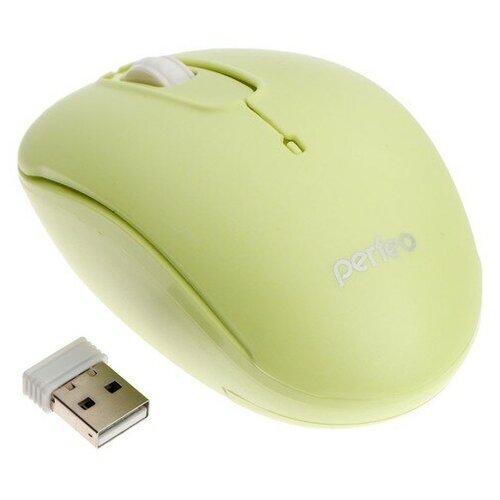 Мышь Perfeo COMFORT беспроводная оптическая 1000 dpi 2xAAA не в компл жёлтая 63500₽