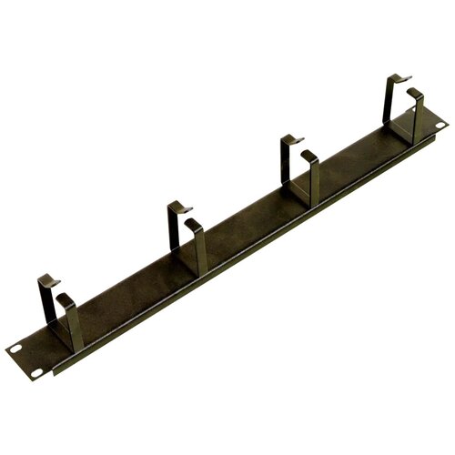 Органайзер кабельный горизонтальный 19 1U 4 кольца черный код ГКО-462-9005 ЦМО 8шт в упак 9336₽