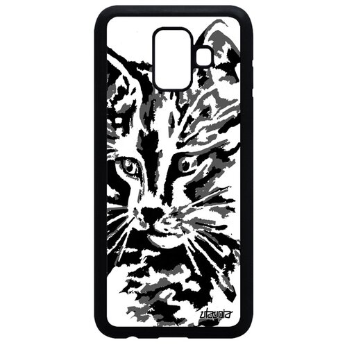 фото Чехол на мобильный samsung galaxy a6 2018, "котенок" тигристый маленький utaupia