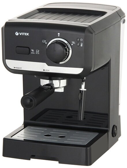 Кофеварка рожкового типа Vitek VT-1502 BK