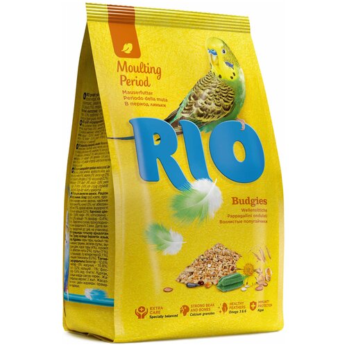 RIO корм Moulting period для волнистых попугайчиков, 500 г gryzandes budgies basic сухой корм для волнистых попугаев 500 г