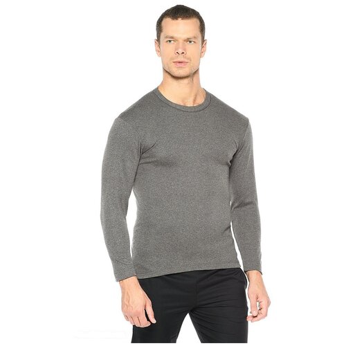 фото Лонгслив x-file t-shirt fabio, grigio scuro melange (серый), 2-s