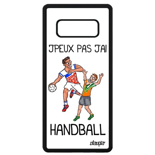 фото Чехол на мобильный samsung galaxy note 8, "не могу - у меня гандбол!" спорт юмор utaupia