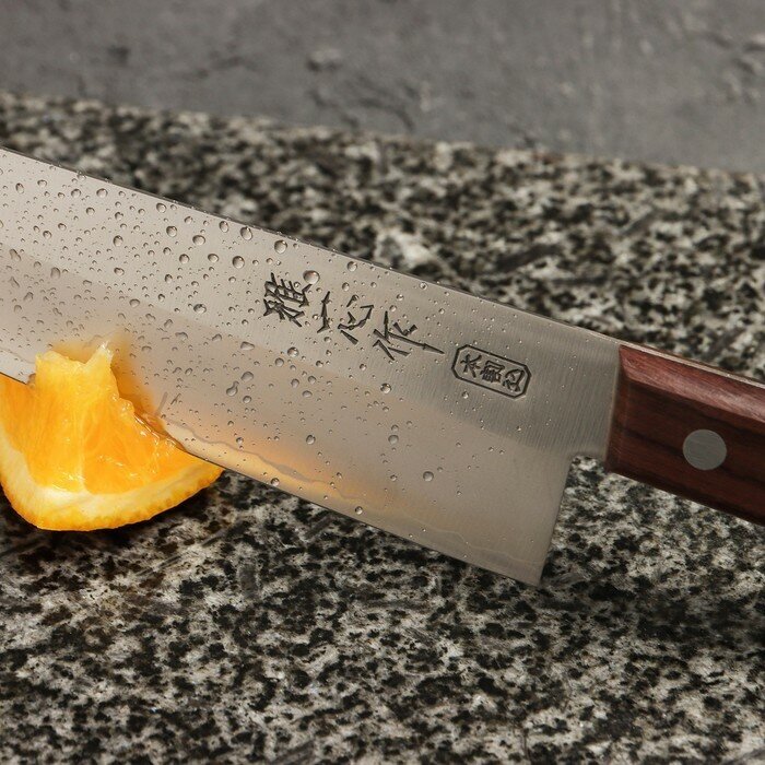Нож сантоку Kanetsugu Special offer 2003, лезвие 17 см - фотография № 19