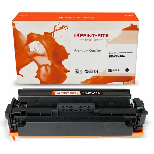 Картридж лазерный Print-Rite TFH768BPU1J PR-CF410A CF410A black ((2300стр.) для HP LJ M452DW/DN/NW M477FDW/M477FDN/M477FNW) (PR-CF410A) тонер картридж cactus cs cf412a желтый для hp lj m452dw dn nw m477fdw m477fdn m477fnw 2300стр