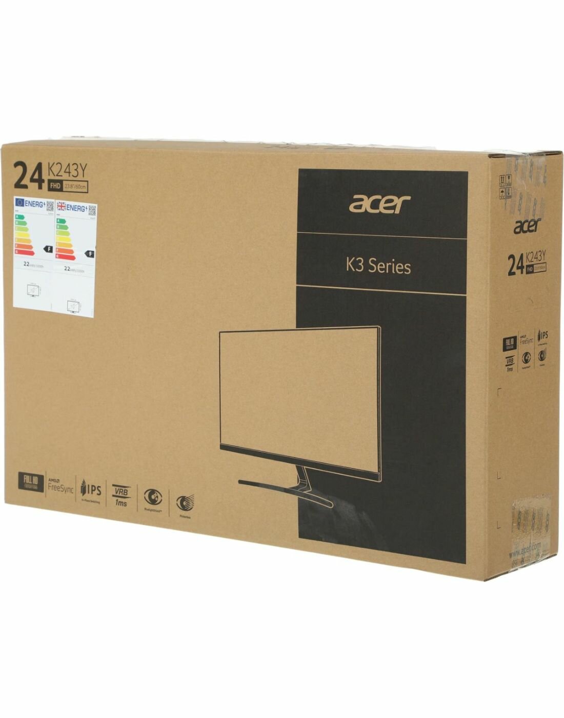 Монитор 23,8'' ACER K243YH (UM.QX3EE.H01) - фото №17